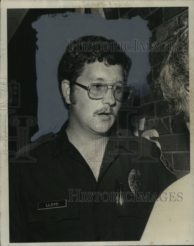 1975 Press Photo L.L. Lloyd, Birmingham Policeman - abno09583 - Historic Images