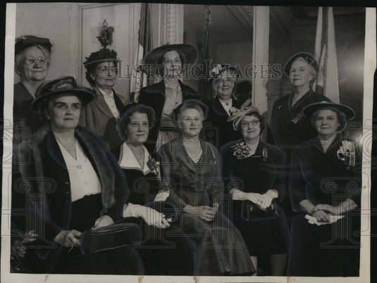 1952 Press Photo Officers of the Alabama Daughters of the American Revolution - Historic Images