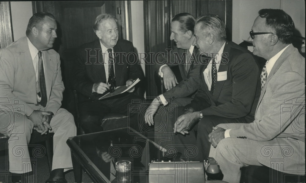 1973 Press Photo Congressional Leaders Meet Alabama Officials in Washington D.C. - Historic Images