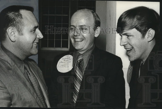 1970 Press Photo Carl Taylor, Samford University basketball coach & other coach- Historic Images