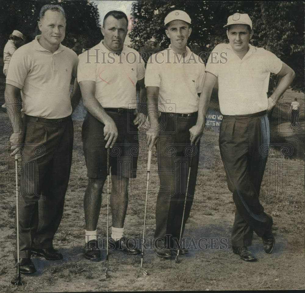 1961 Press Photo foursome in Roebuck Golf Tourney - abno10426- Historic Images