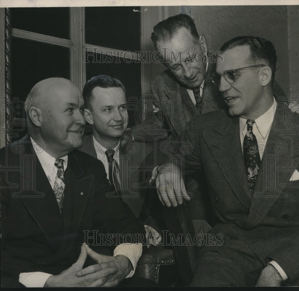 1951 Press Photo Monroe Rookes, Executive of International Harvester & others