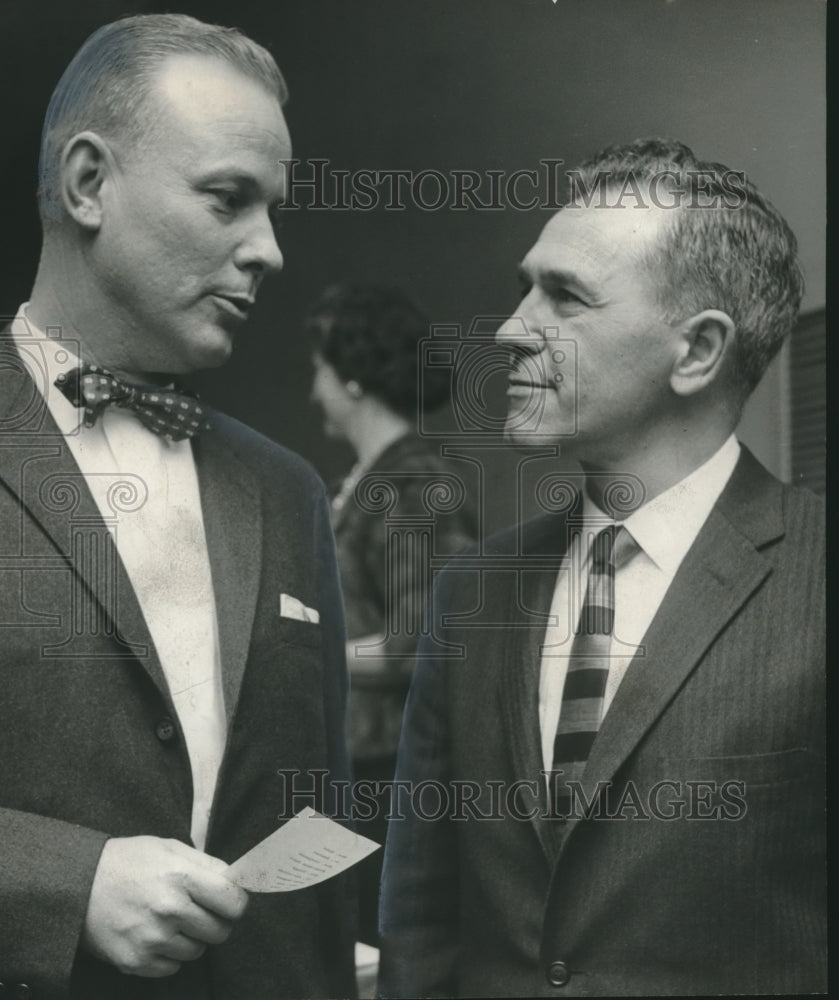 1962 Press Photo Educators Dr. Robert Hopper and Dr. Hubert Mate- Historic Images