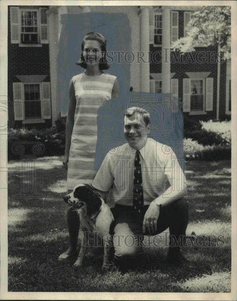 1967 Press Photo Mr. and Mrs. Bo Tate - abno11422 - Historic Images