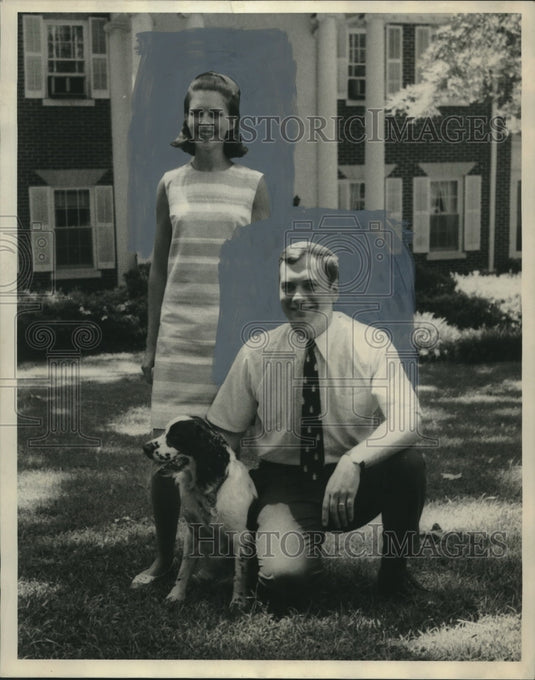 1967 Press Photo Mr. and Mrs. Bo Tate - abno11422 - Historic Images