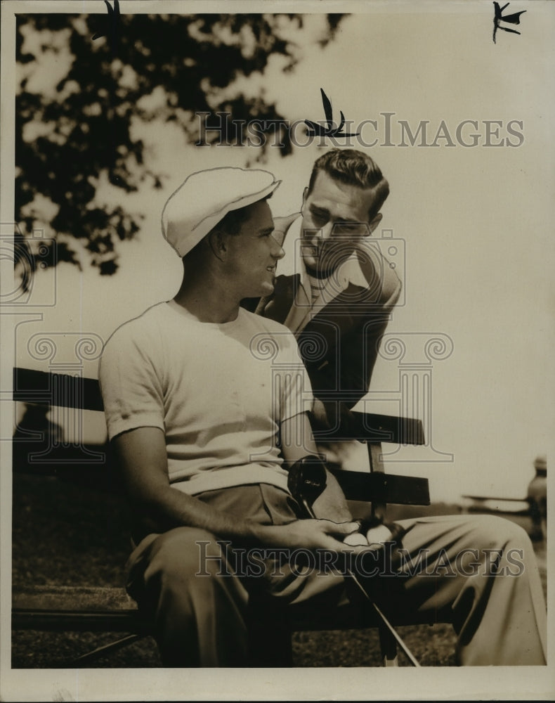 1946 Press Photo Alabama-Golfers Robert Franklin and Jerry Goss. - abns01076 - Historic Images