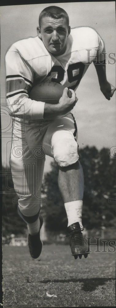 1960 Press Photo Football Award Winner Jimmy Bonner Of Excel (Alabama) High - Historic Images