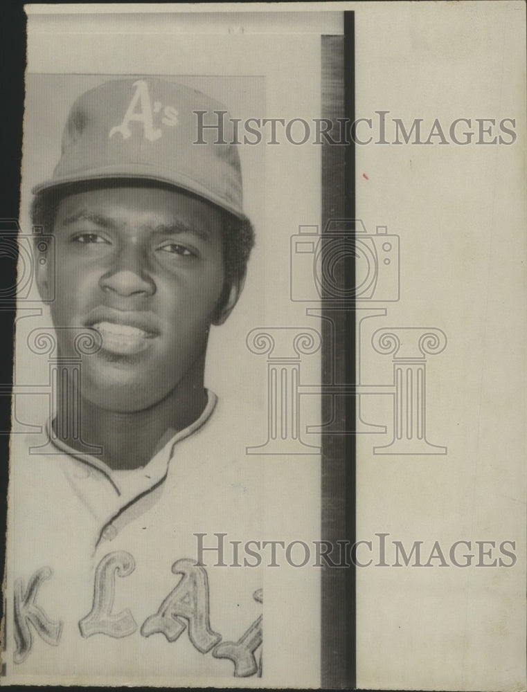 1971 Press Photo Oakland A&#39;s pitcher, Vida Blue. - abns01522- Historic Images