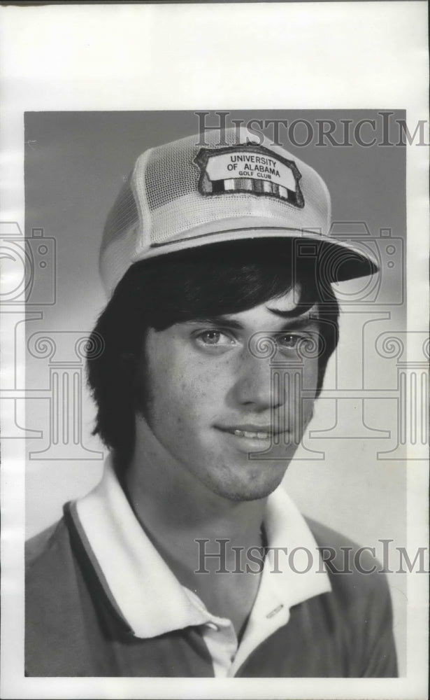 1976 Press Photo University Of Alabama Golfer And State Champion Jeff Carlisle - Historic Images