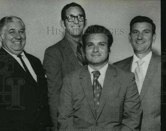 1970 Press Photo Roma Golf Officers, Baldone, LaRussa, Gagliano And DiPiazza - Historic Images