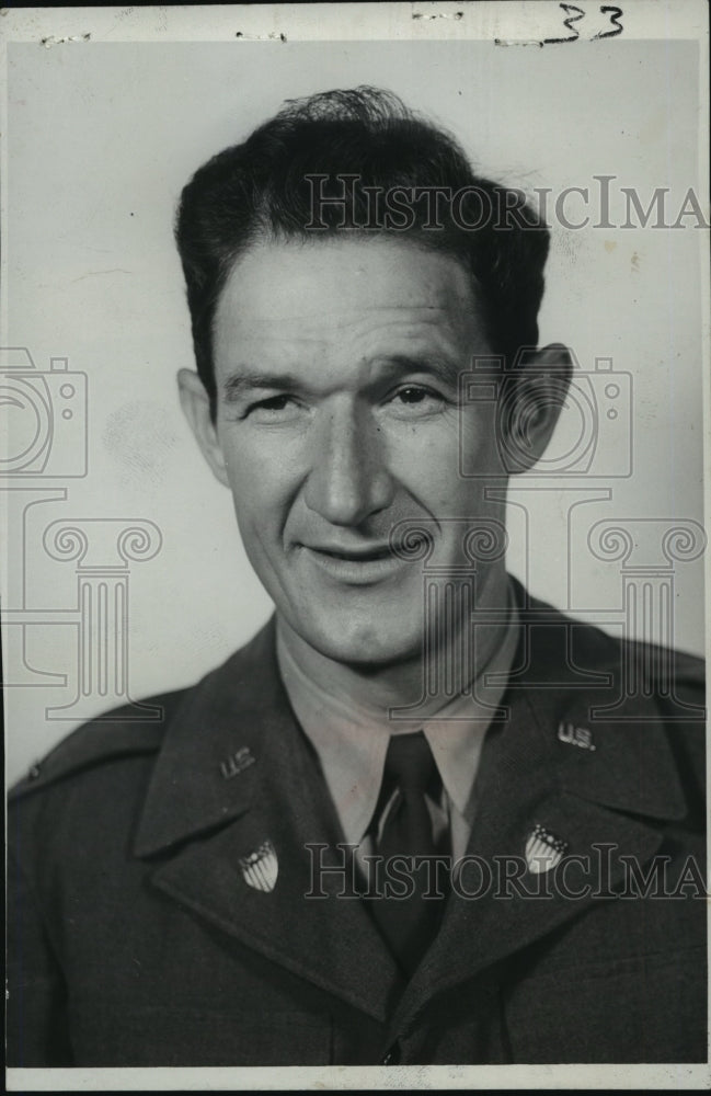 1952 Press Photo Football Coach, United States Army Lieutenant Virgil Ledbetter - Historic Images