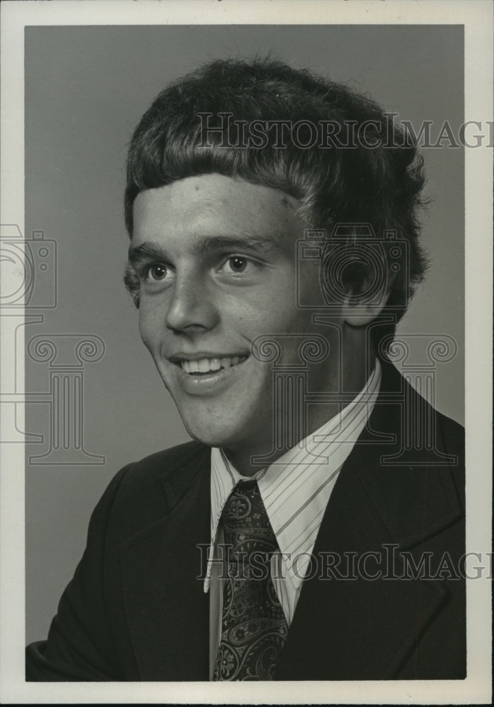 1977 Press Photo Hillery Honeycutt, Football Player Of Auburn University Team - Historic Images