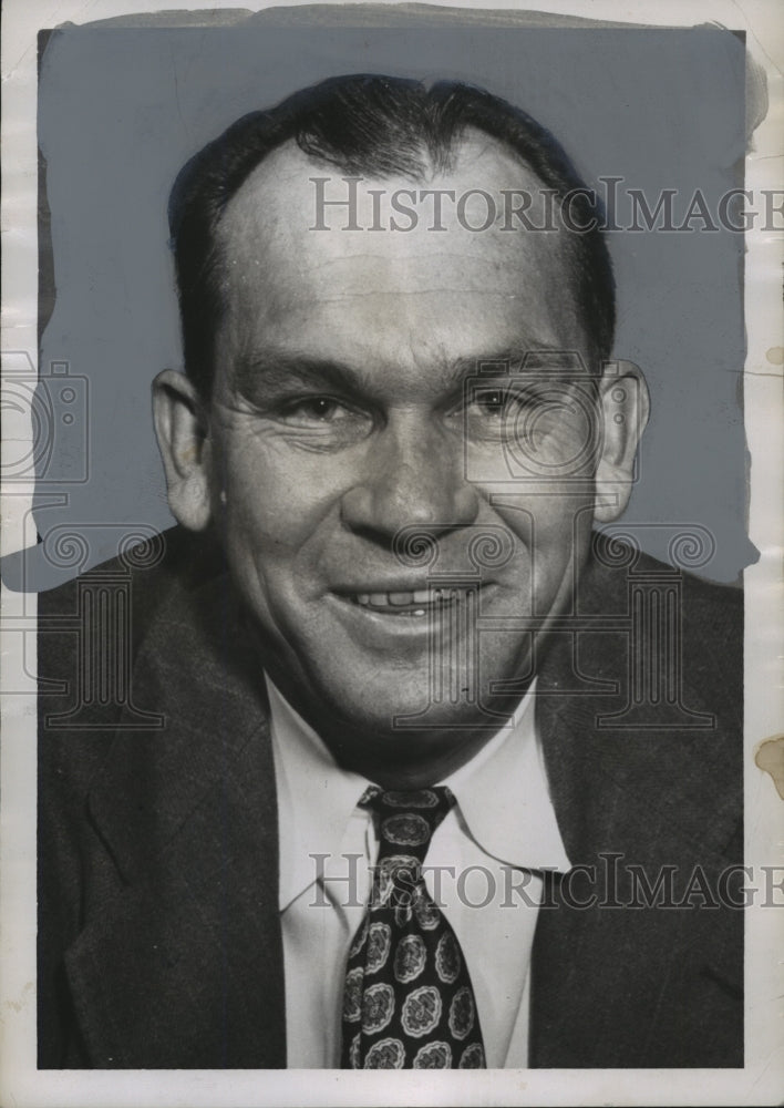 1952 Press Photo Louisville Baseball Manager Michael Franklin (Pinky) Higgins - Historic Images