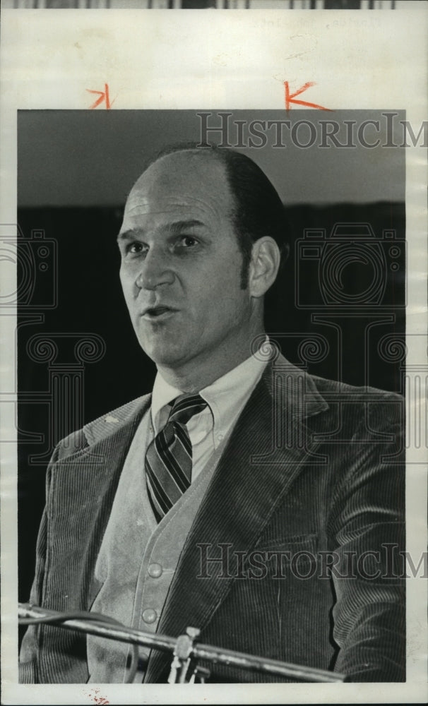 1979 Press Photo University Of Florida Gators Basketball Head Coach John Lotz - Historic Images