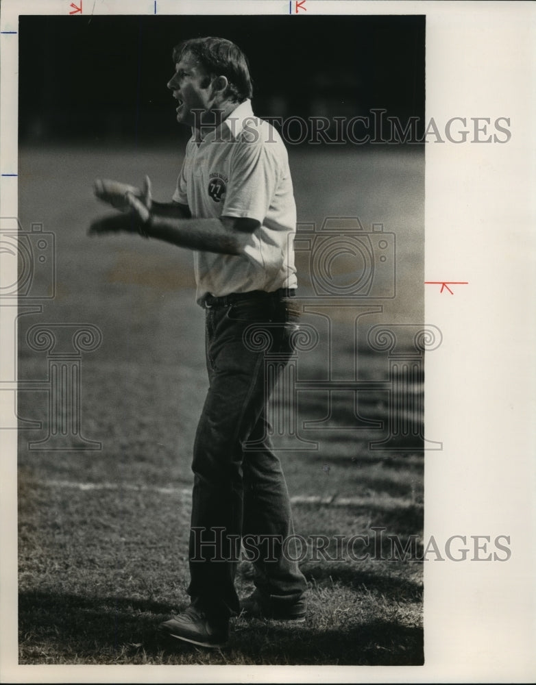 1985 Press Photo Birmingham Jones Valley High Head Football John Galloway- Historic Images