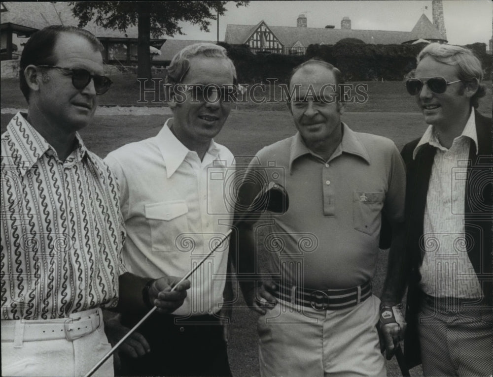 1972 Press Photo Country Club Golf Committee Gustin, Baston, Gleger, Hamilton - Historic Images