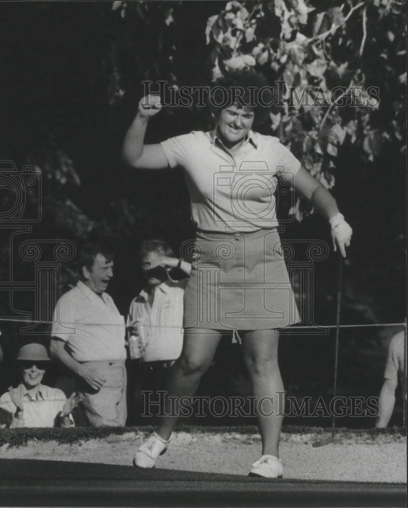 1981 Press Photo Golfer Beth Solomon As She Wins The 1981 Birmingham Classic - Historic Images