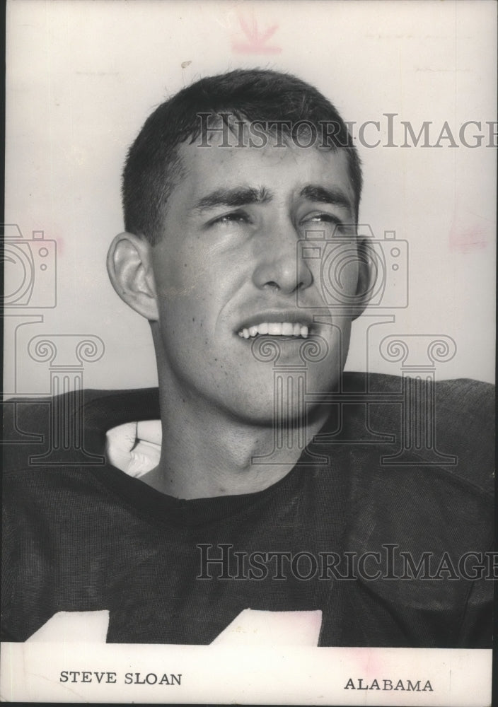 1966 Press Photo University Of Alabama Football Starting Quarterback Steve Sloan- Historic Images