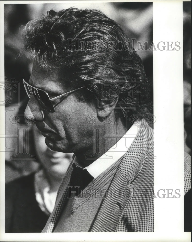 1983 Press Photo Former New York Jets Quarterback Joe Namath After Football - Historic Images