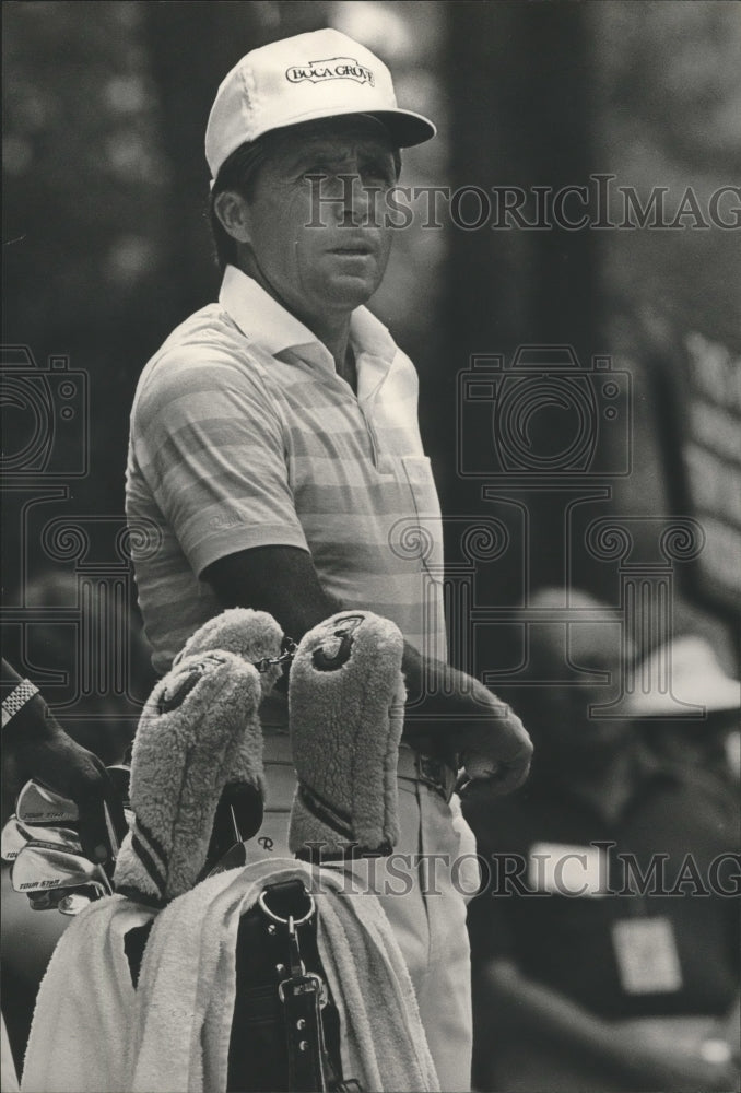 1984 Press Photo Gary Player At Professional Golfers Association Championship - Historic Images