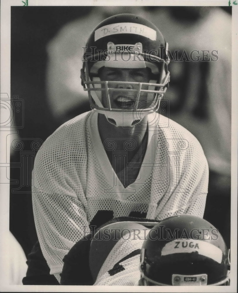 1987 Press Photo University Of Alabama Football Team Quarterback David Smith- Historic Images