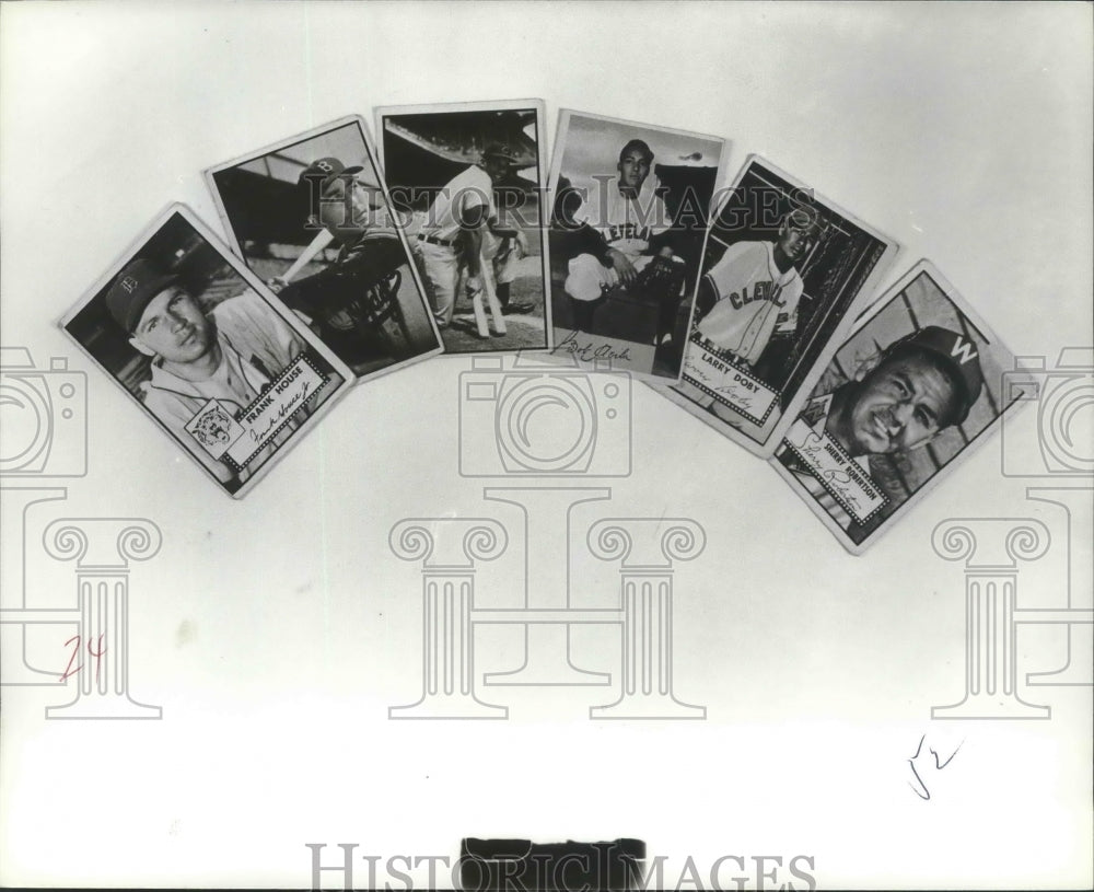 1982 Press Photo Baseball Cards From Collection Of Birmingham News' Rod Duren - Historic Images