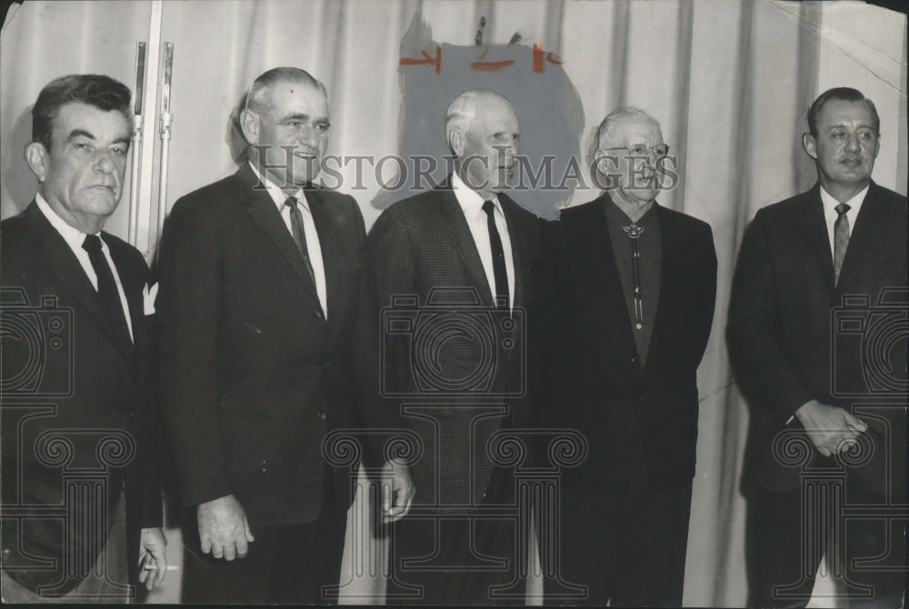 1966 Press Photo Hunting Field Trials Staff: Payne, Hurtle, Morton, Coon, Hinton - Historic Images