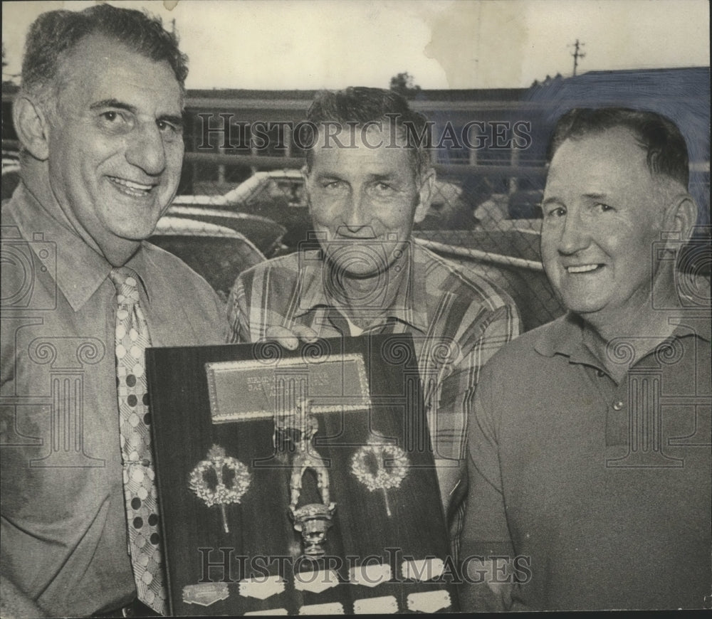 1971 Press Photo Sington, Sertell, Thompson To Birmingham Baseball Hall Of Fame - Historic Images