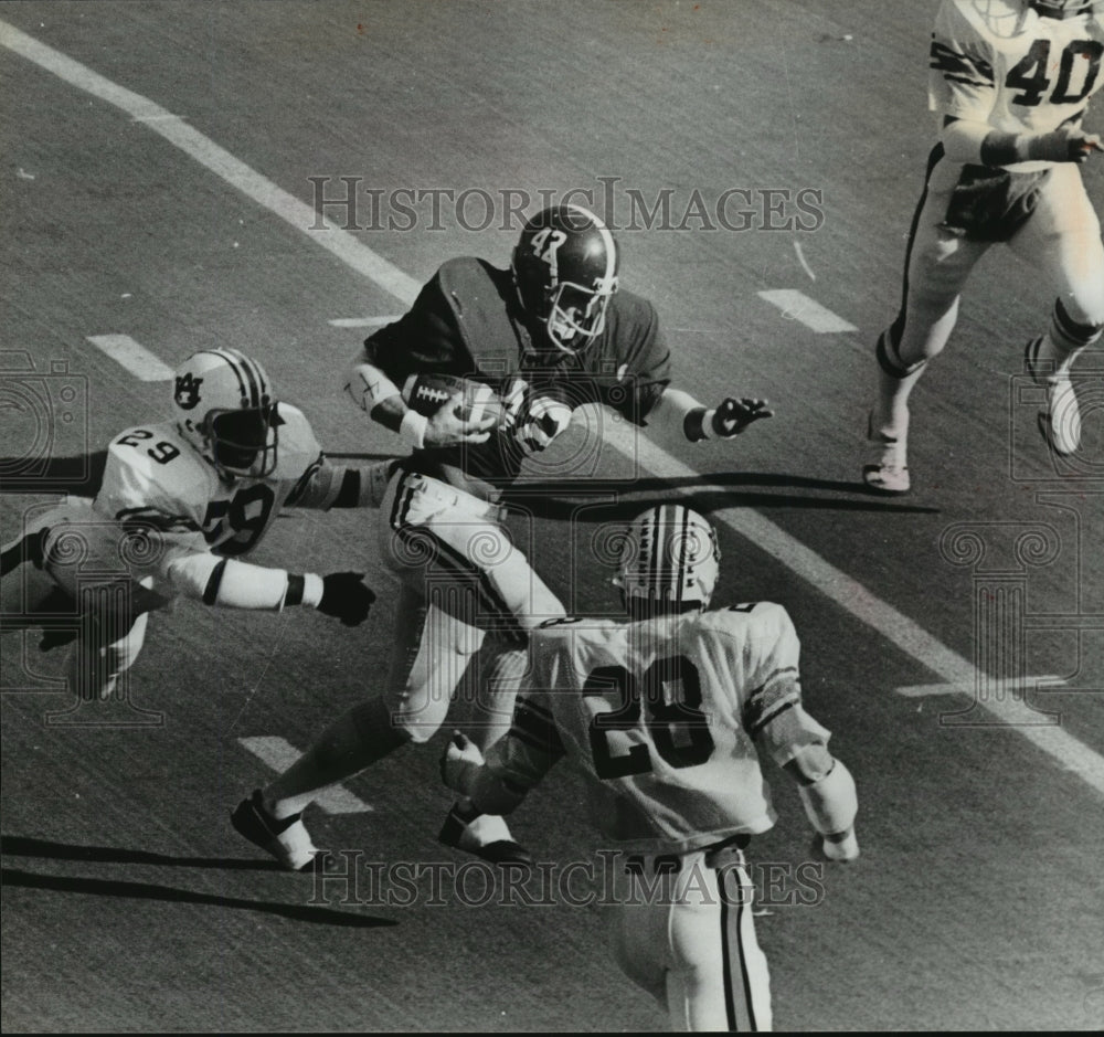 1979 Press Photo Alabama Running Back Major Ogilvie and Mountain Brook High Star- Historic Images