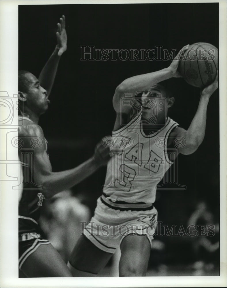 Press Photo University of Alabama Birmingham Basketball Player Barry Bearden- Historic Images