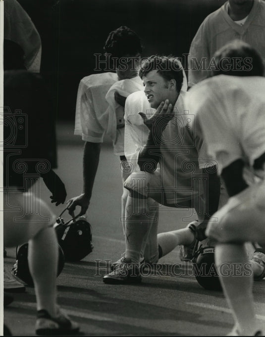1982 Press Photo Rocky Colburn, football player - abns06651 - Historic Images