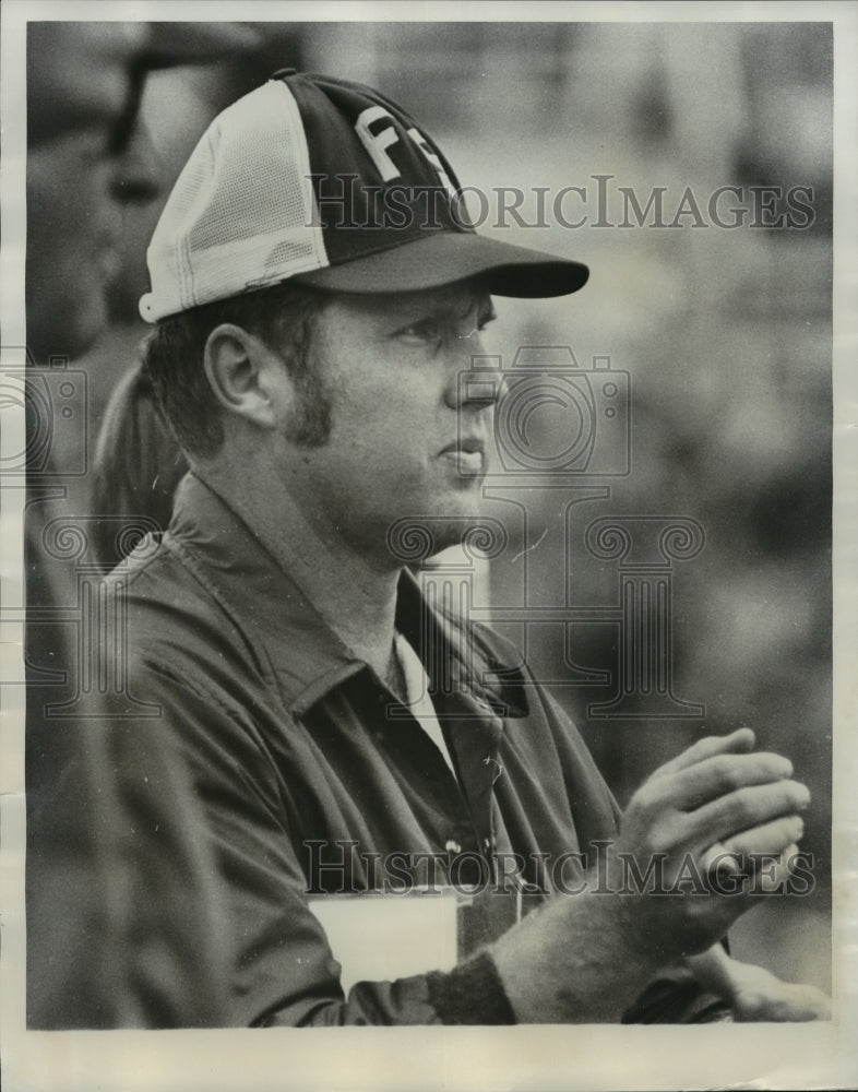 1972 Press Photo Florida State University - Larry Jones, Football Coach - Historic Images