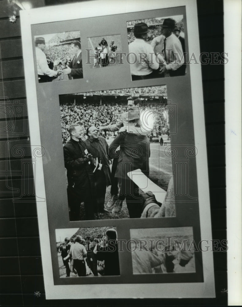 1982 Press Photo Photos on display at the Alabama Sports Hall of Fame Museum - Historic Images