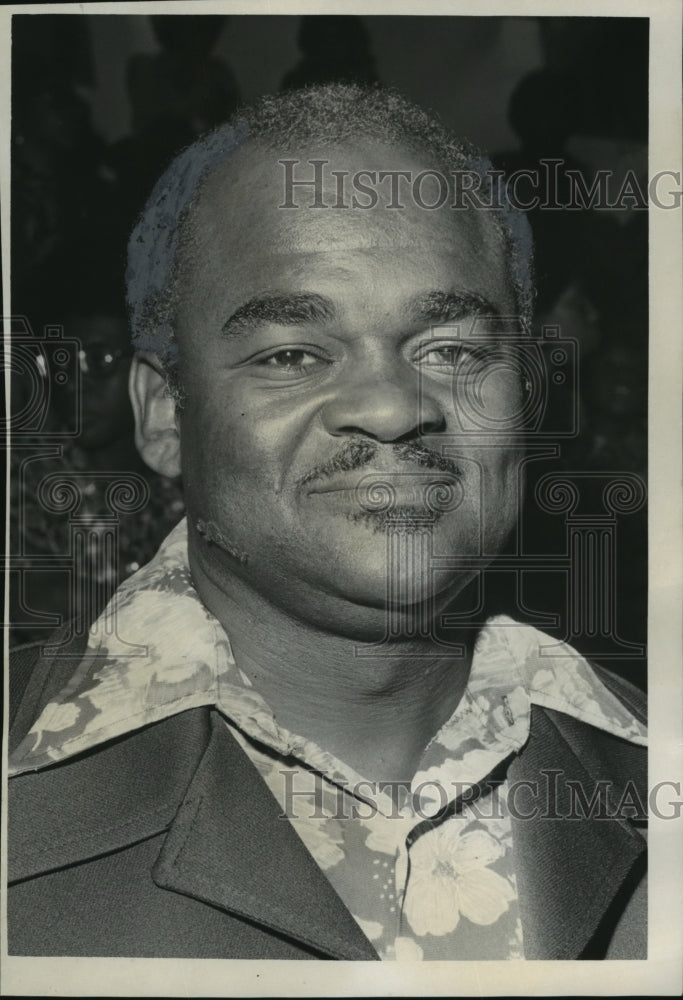 1976 Press Photo E. O. Turner, Lawson State coach, Alabama - abns06895 - Historic Images