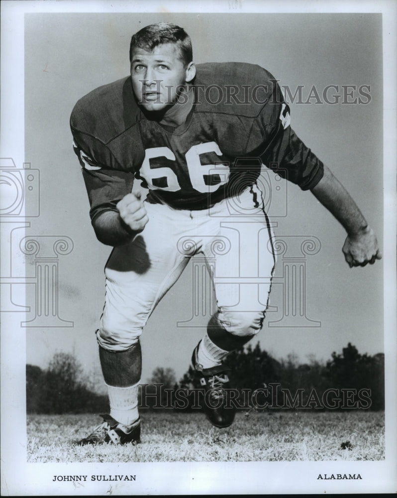 1966 Press Photo Alabama Football Player John Sullivan, Sports - abns06944- Historic Images