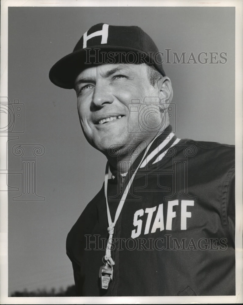 1963 Press Photo Herman Scott, head football coach at Howard University, Alabama - Historic Images