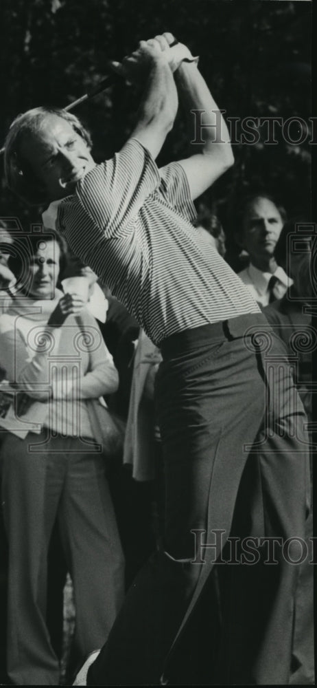 1977 Press Photo Golfer Jerry Pate at Shoal Creek Golf Tournament - abns07059 - Historic Images