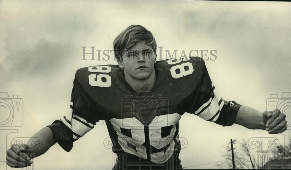 1984 Press Photo Football Player David Ingram - abns07288 - Historic Images