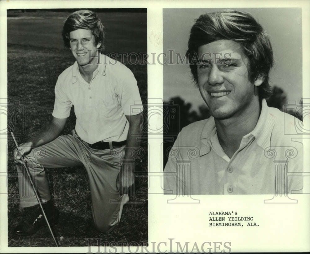 1977 Press Photo Allen Yeilding, Golfer, Birmingham, Alabama - abns07306 - Historic Images