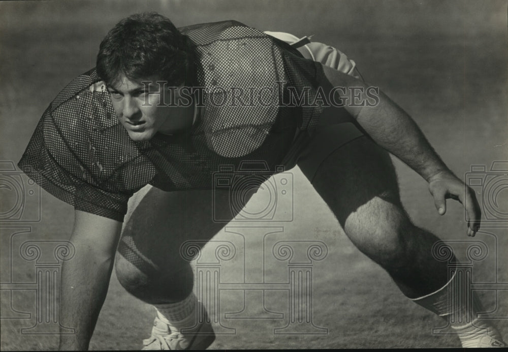 1982 Press Photo Gardendale High football player Curt Jarvis - abns07447- Historic Images