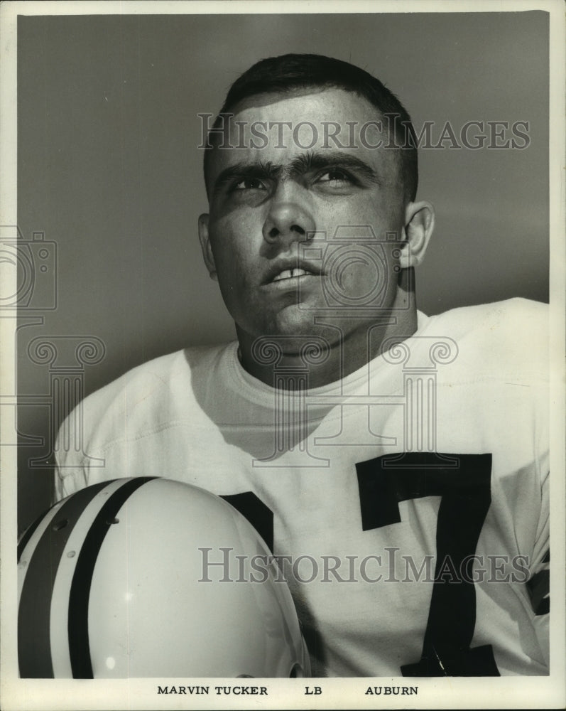 1965 Press Photo Auburn, Alabama Linebacker Marvin Tucker, Sports - abns07547- Historic Images