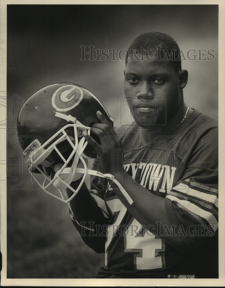 1985 Press Photo Norman Williams, Hueytown High football player - abns07632 - Historic Images