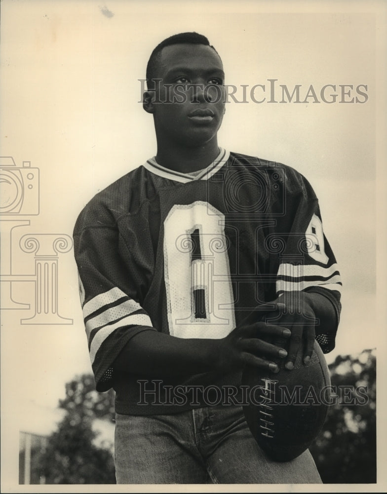 1985 Press Photo Jesse Lanier, High School Football Player - abns07688 - Historic Images