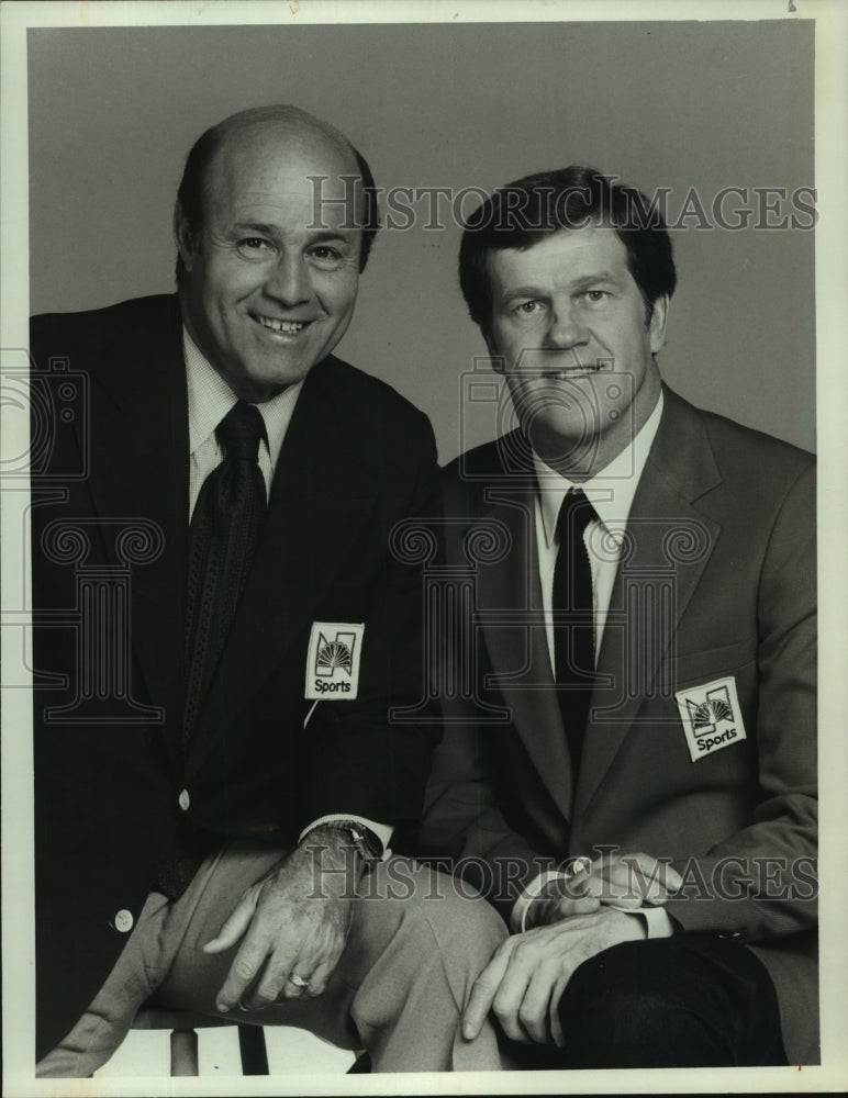 1982 Press Photo NBC&#39;s Joe Garagiola and Tony Kubek, Sportscasters - abns07848 - Historic Images