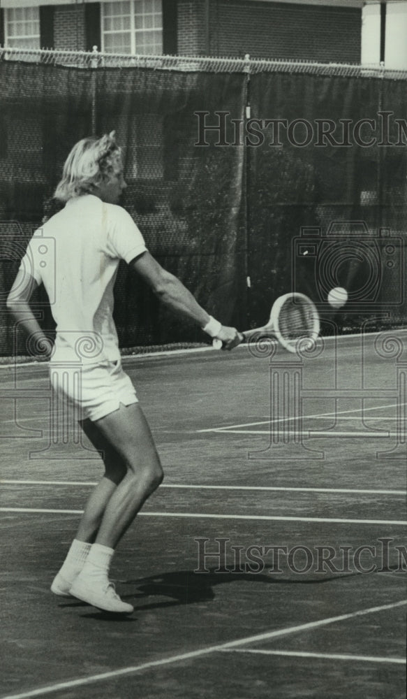 1972 Press Photo NFC Champ Ross Walker, Tennis Player at Birmingham Centennial - Historic Images