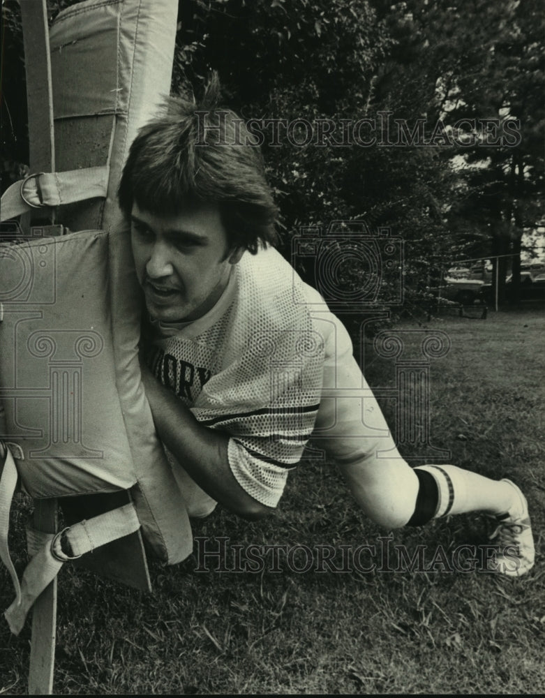 1982 Press Photo McAdory football player Tim Easley - abns07934- Historic Images