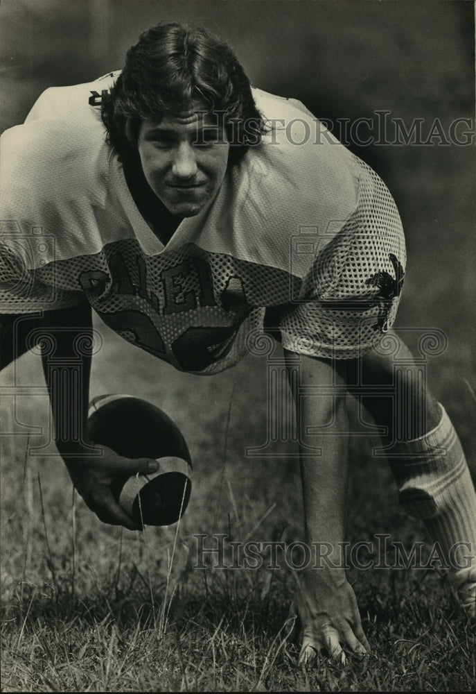 1983 Press Photo Calera High School - Ken LeSueur, Football Player - abns07955 - Historic Images