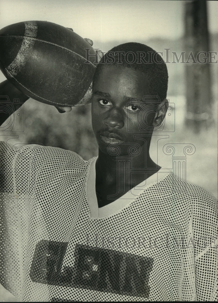 1984 Press Photo Glenn High School - Jimmy Hardy, Football Player, Alabama - Historic Images