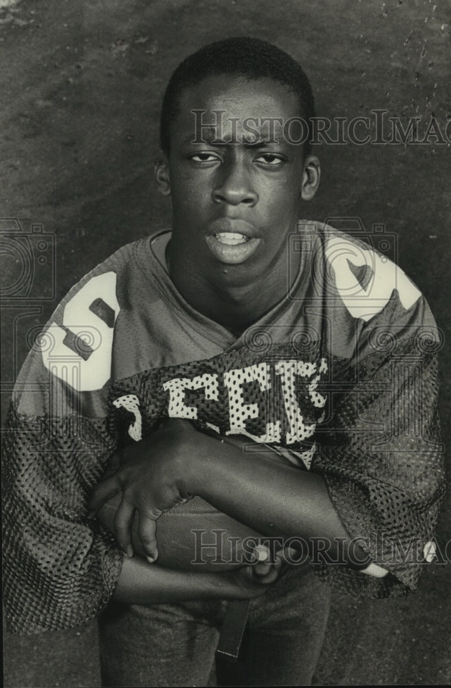 1984 Press Photo Leeds High School football player Thad Anderson - abns08017 - Historic Images