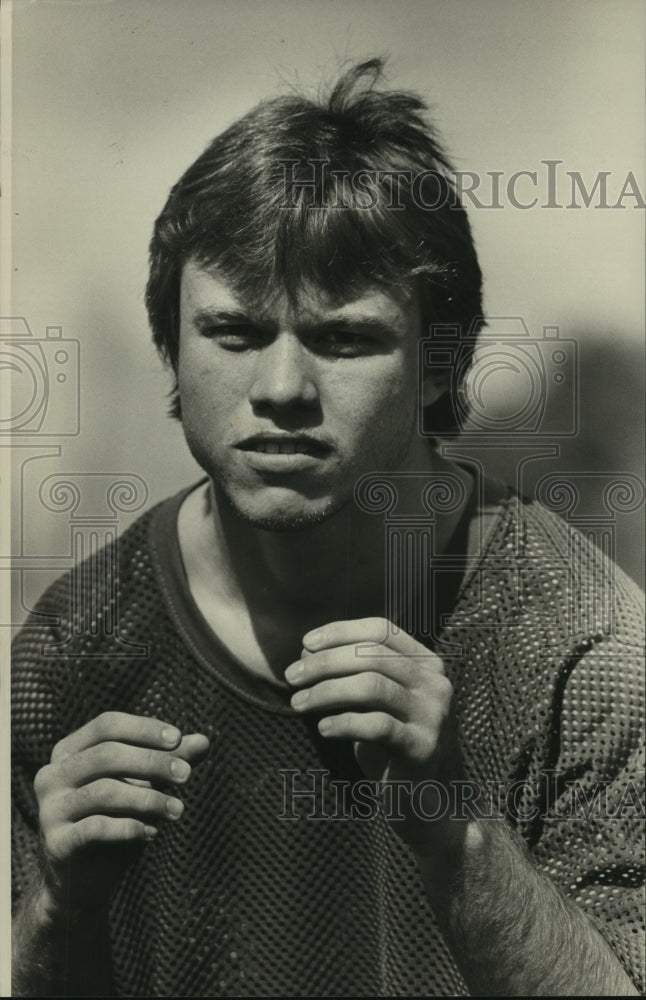 1983 Press Photo Gardendale Football Player Jimmy Wallace - abns08121 - Historic Images